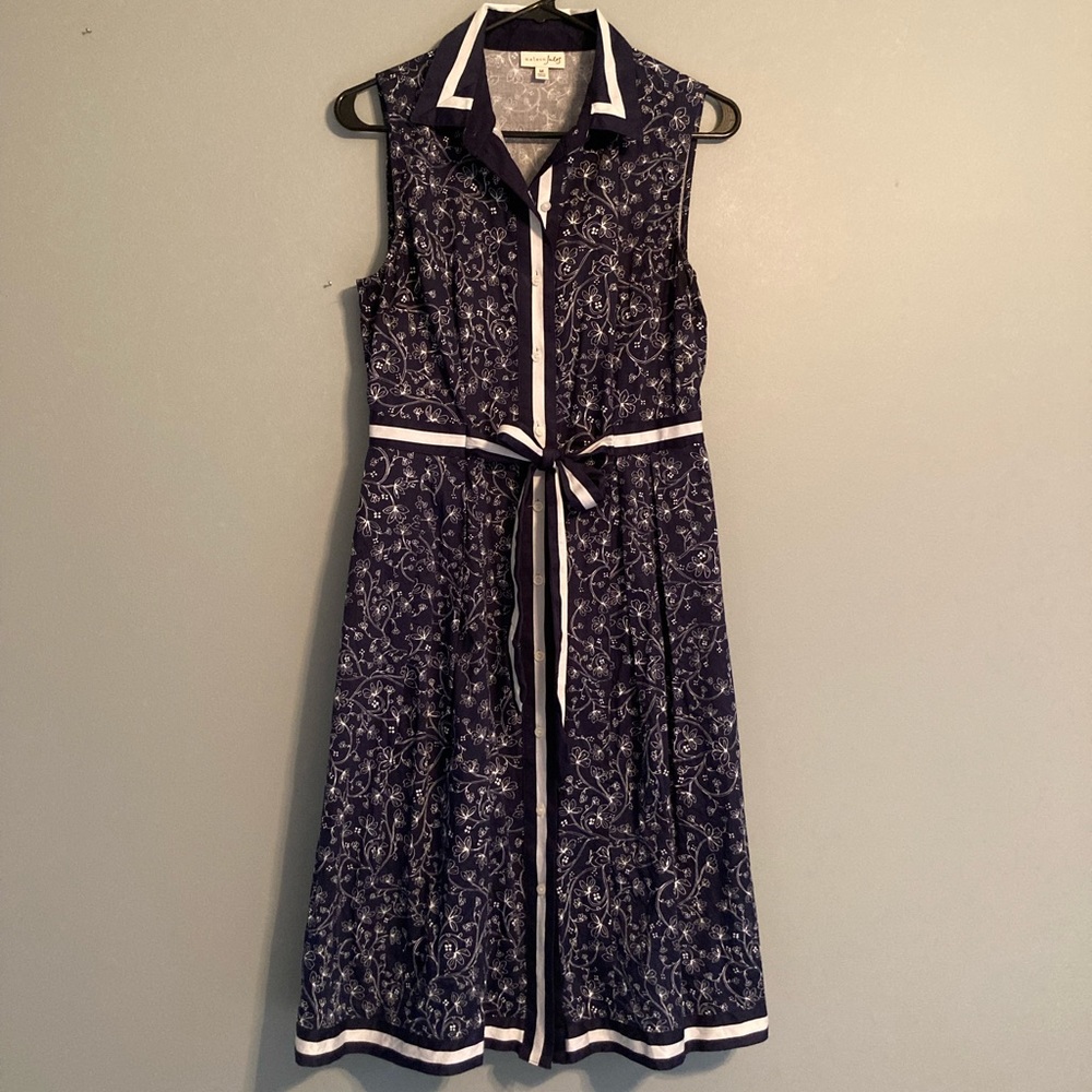 Maison Jules Button Front Dress